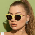 Neue europäische und amerikanische Metall aushöhlen Sonnenbrille Herren und Damen Trend Retro Street Shot Sonnenbrille s21130